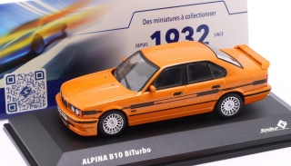 BMW ALPINA B10 Biturbo (E34) 1994 S4310407 Solido 1:43 pomarańczowy