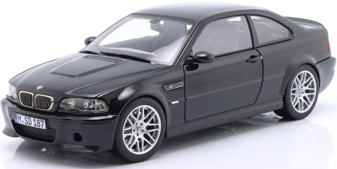 BMW M3 CSL (E46) 2003 sapphire black model 183017 Norev 1:18