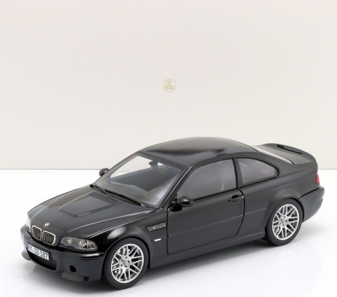 BMW M3 CSL (E46) 2003 sapphire black model 183017 Norev 1:18