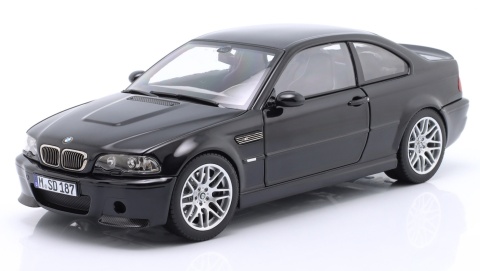 BMW M3 CSL (E46) 2003 sapphire black model 183017 Norev 1:18