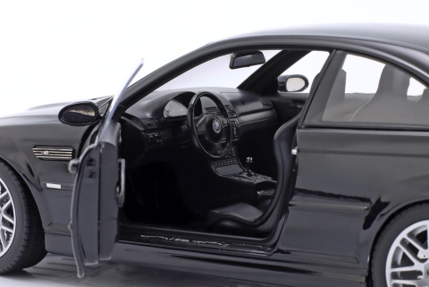 BMW M3 CSL (E46) 2003 sapphire black model 183017 Norev 1:18