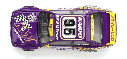 BMW M3 (E30) #95 KAIDO KW V1 KAIDO HOUSE KHMG194 MiniGT 1:64 fioletowy