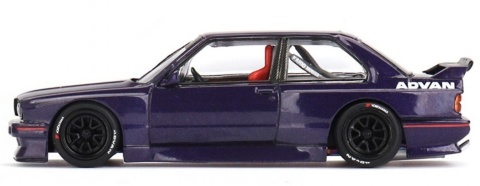 BMW M3 (E30) KAIDO GT V2 1989 KAIDO HOUSE KHMG216 MiniGT 1:64 granatowy