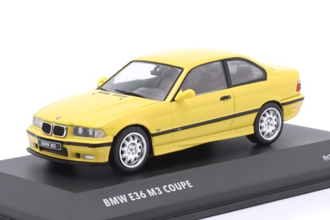 BMW M3 (E36) Coupe 1999 Dakar yellow S4315203 Solido 1:43