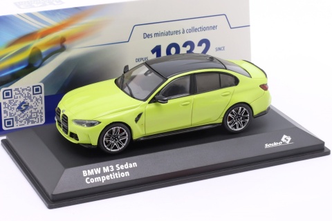 BMW M3 (G80) Competition Sedan 2023 Sao Paulo yellow S4315303 Solido 1:43
