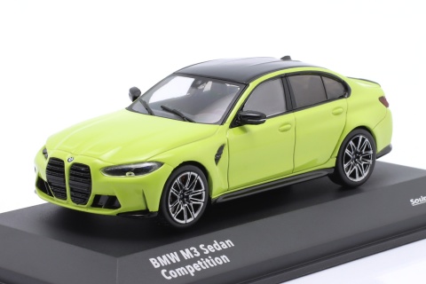 BMW M3 (G80) Competition Sedan 2023 Sao Paulo yellow S4315303 Solido 1:43