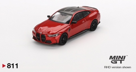 BMW M4 COMPETITION (G82) 2024 Sakhir Orange MGT00811 MiniGT 1:64