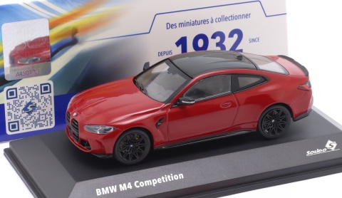 BMW M4 (G82) Competition 2023 Imola red S4316001 Solido 1:43