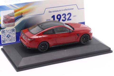 BMW M4 (G82) Competition 2023 Imola red S4316001 Solido 1:43