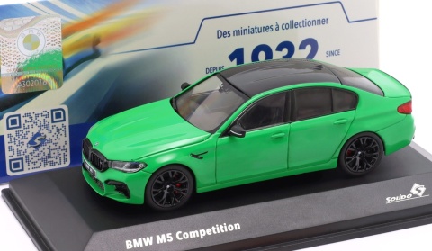 BMW M5 (F90) Competition 2022 signal green S4312705 Solido 1:43 zielony