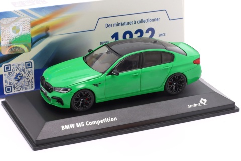 BMW M5 (F90) Competition 2022 signal green S4312705 Solido 1:43 zielony