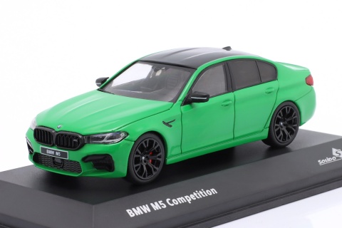 BMW M5 (F90) Competition 2022 signal green S4312705 Solido 1:43 zielony