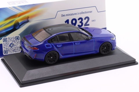 BMW M5 (G90) 2024 marina bay blue S4317551 Solido 1:43 niebieski