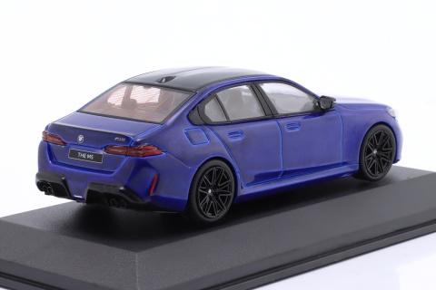 BMW M5 (G90) 2024 marina bay blue S4317551 Solido 1:43 niebieski