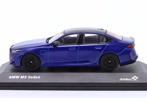 BMW M5 (G90) 2024 marina bay blue S4317551 Solido 1:43 niebieski