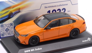 BMW M5 (G90) 2024 model S4317552 Solido 1:43 pomarańczowy