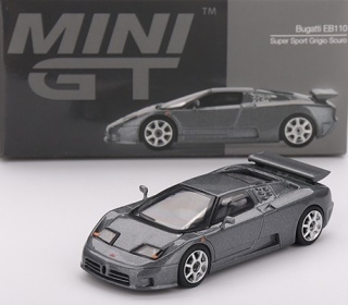 BUGATTI EB110 Super Sport 1995 MGT01002 MiniGT 1:64 grafitowy