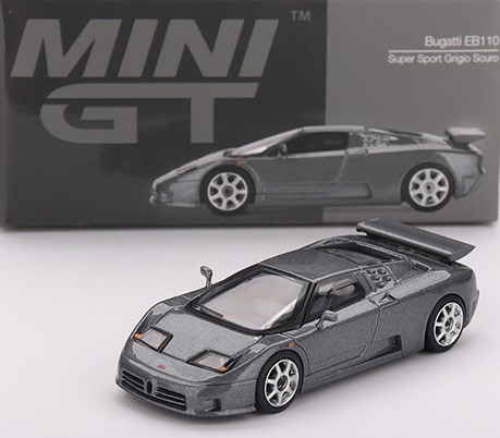 BUGATTI EB110 Super Sport 1995 MGT01002 MiniGT 1:64 grafitowy