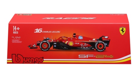 Bolid F1 FERRARI SF-24 2024 Charles Leclerc #16 Bburago 1:24 18-26821_16