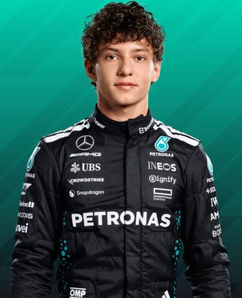 Bolid F1 Mercedes AMG Petronas W16 Kimi Antonelli #12 BBurago model 1:43