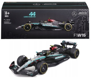Bolid F1 Mercedes AMG W15 E 2024 #44 Lewis Hamilton 1:24 w gablotce