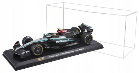 Bolid F1 Mercedes AMG W15 E 2024 #44 Lewis Hamilton 1:24 w gablotce