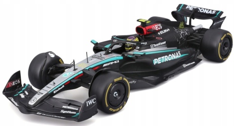 Bolid F1 Mercedes AMG W15 E 2024 #44 Lewis Hamilton 1:24 w gablotce