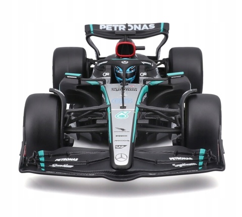 Bolid F1 Mercedes AMG W15 E 2024 #63 Russell Bburago 1:24 w gablotce