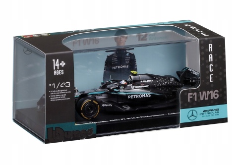 Bolid F1 Mercedes W16 Antonelli #12 KASK Australian GP BBurago 1:43