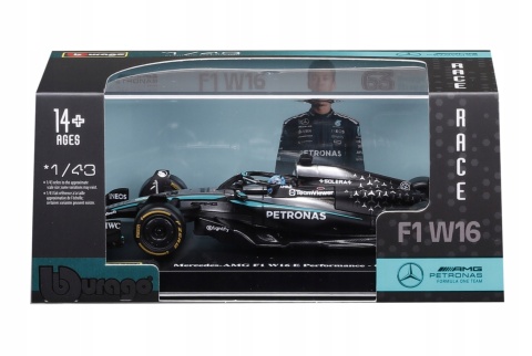 Bolid F1 Mercedes W16 Russell #63 KASK Australian GP BBurago 1:43
