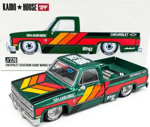 CHEVROLET SILVERADO KAIDO WORKS V3 1980 KAIDO HOUSE KHMG226 MiniGT 1:64