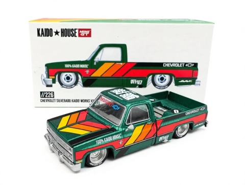 CHEVROLET SILVERADO KAIDO WORKS V3 1980 KAIDO HOUSE KHMG226 MiniGT 1:64