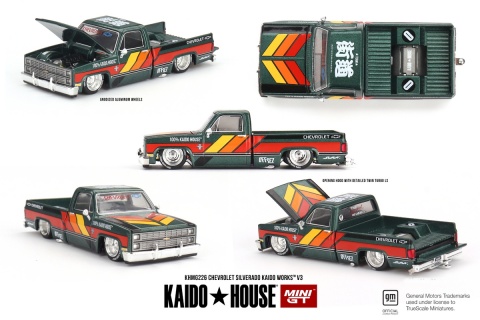 CHEVROLET SILVERADO KAIDO WORKS V3 1980 KAIDO HOUSE KHMG226 MiniGT 1:64