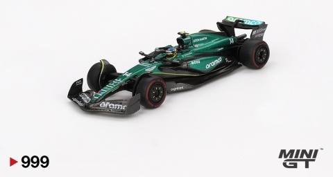 F1 ASTON MARTIN AMR24 #14 F. Alonso Bahrain GP 2024 MGT00999 MiniGT 1:64