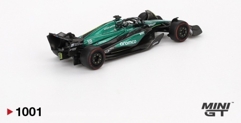 F1 ASTON MARTIN AMR24 #18 Lance Stroll Bahrain GP 2024 MGT01001 MiniGT 1:64