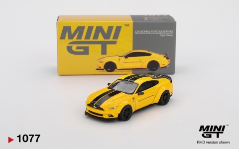 FORD MUSTANG LB-Works 2015 triple yellow MGT01077-L MiniGT 1:64 LHD żółty
