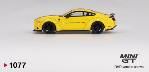 FORD MUSTANG LB-Works 2015 triple yellow MGT01077-L MiniGT 1:64 LHD żółty