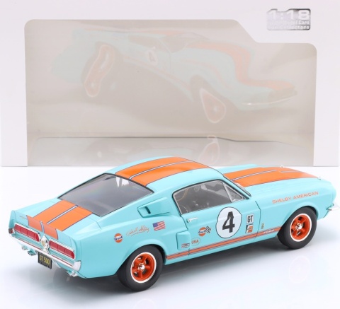 FORD SHELBY MUSTANG GT500 #4 Gulf Racing Tribute 1967 S1802911 Solido 1:18