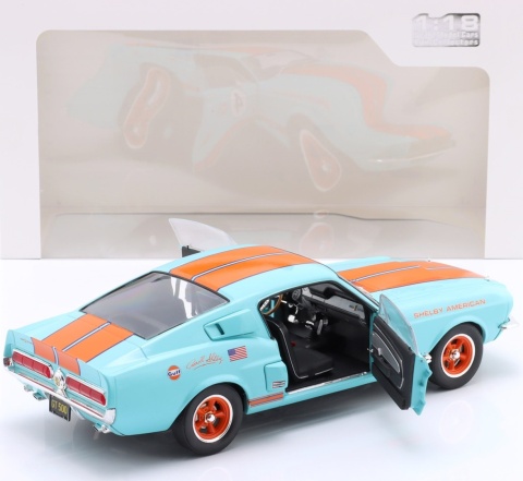 FORD SHELBY MUSTANG GT500 #4 Gulf Racing Tribute 1967 S1802911 Solido 1:18