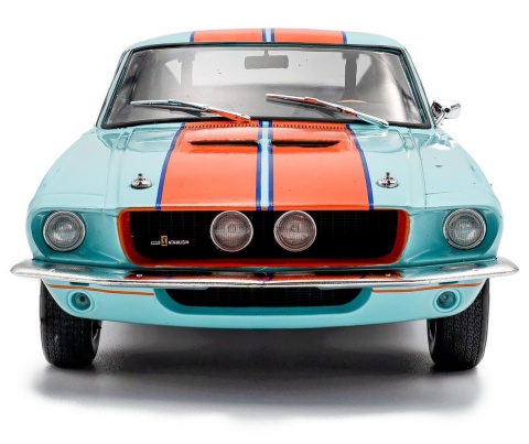 FORD SHELBY MUSTANG GT500 #4 Gulf Racing Tribute 1967 S1802911 Solido 1:18