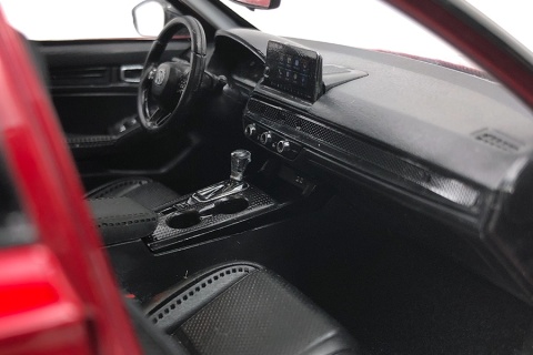 Honda Civic Hatchback 2023 11 generacja model 5541R Paudi 1:18 bordowy
