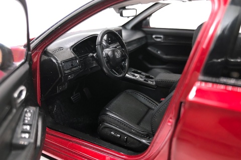 Honda Civic Hatchback 2023 11 generacja model 5541R Paudi 1:18 bordowy