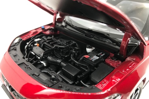 Honda Civic Hatchback 2023 11 generacja model 5541R Paudi 1:18 bordowy