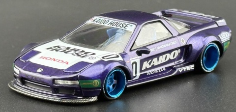 Honda NSX 1990 Kaido Racing V2 KHMG173 MiniGT 1:64 fioletowy