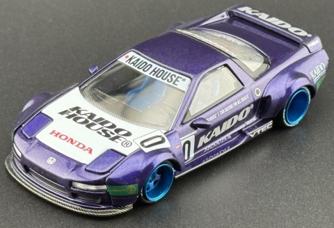 Honda NSX 1990 Kaido Racing V2 KHMG173 MiniGT 1:64 fioletowy