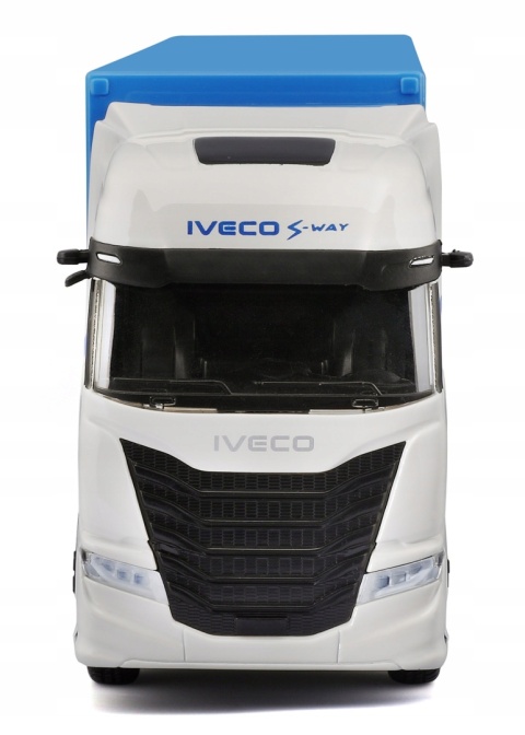 IVECO S-WAY ciągnik siodłowy zestaw naczepa kontener Bburago 1:43