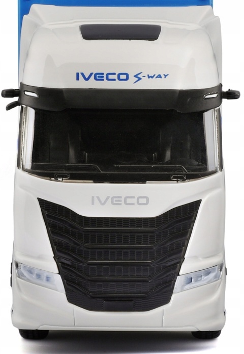 IVECO S-WAY ciągnik siodłowy zestaw naczepa kontener Bburago 1:43