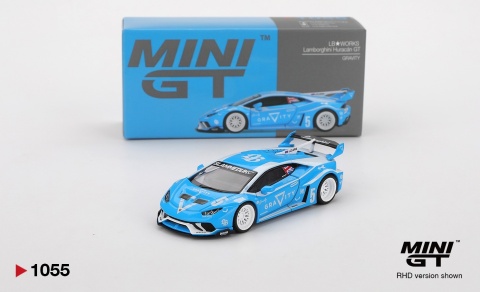 LAMBORGHINI HURACAN LB-Works GT Gravity 2024 MGT01055 MiniGT 1:64 blue