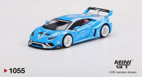 LAMBORGHINI HURACAN LB-Works GT Gravity 2024 MGT01055 MiniGT 1:64 blue