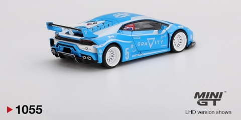 LAMBORGHINI HURACAN LB-Works GT Gravity 2024 MGT01055 MiniGT 1:64 blue
